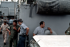 MAA, Corpsman Glenn Haendell, Viet Nam Officer, Leon Guerrero